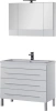тумба под раковину aquanet верона 100 белая (напольная 3 ящика), 00178471