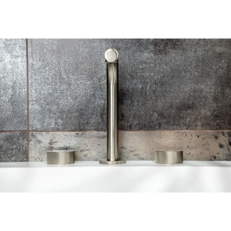 смеситель для раковины boheme stick spirale 152-nb.4 никель матовый