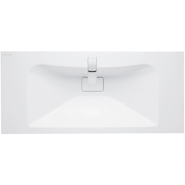 раковина 100 см акватон брук 1a71333kbc010