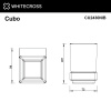 стакан whitecross cubo cu2430nib для щеток, подвесной, стеклянный, брашированный никель