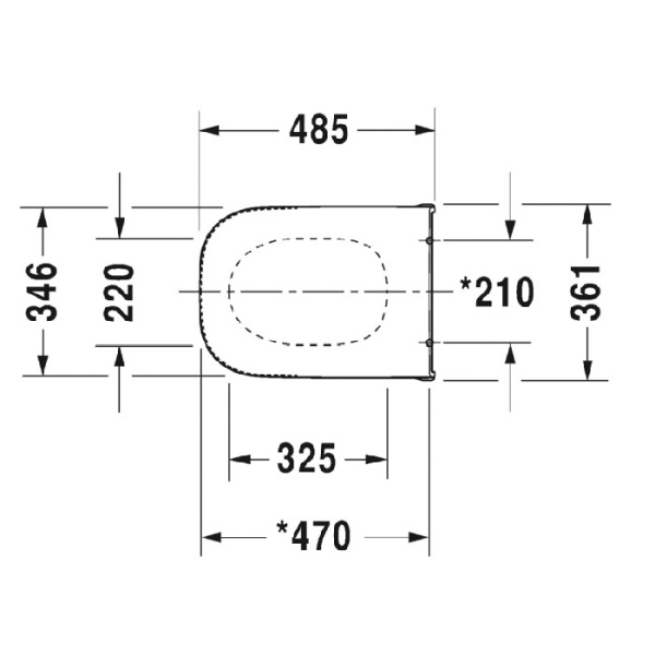сиденье duravit d-code для унитза удлиненное, съемное, цвет белый, с микролифтом