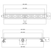 душевой лоток esbano meta 60 m-nice-60mc estrmetnice60mc с решеткой хром матовый