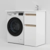 раковина am.pm x-joy m85awpr1001wg с местом под стиральную машину, r , 100x50 см, белая