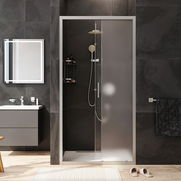 душевая дверь в нишу am.pm gem solo w90g-110-1-195mm 110 см