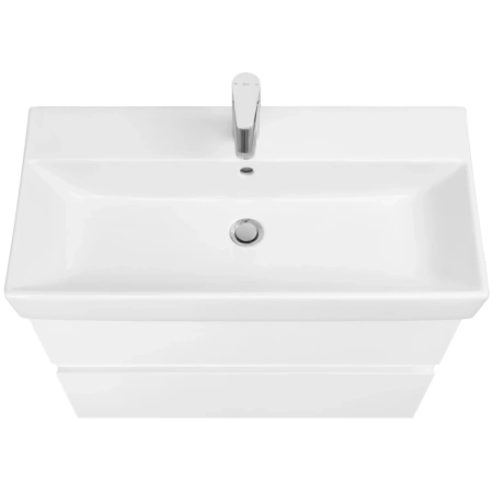 тумба белый глянец 76 см roca oleta a857640806