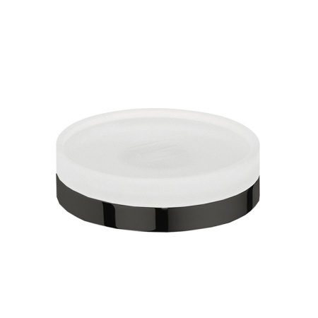 Мыльница Colombo Design Nordic B5240.GM-VAN настольная, PVD графит матовый | матовое стекло