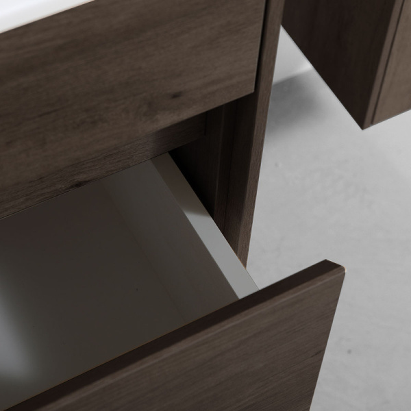 тумба темный дуб 59,2 см vincea chiara vmc-2c600ro