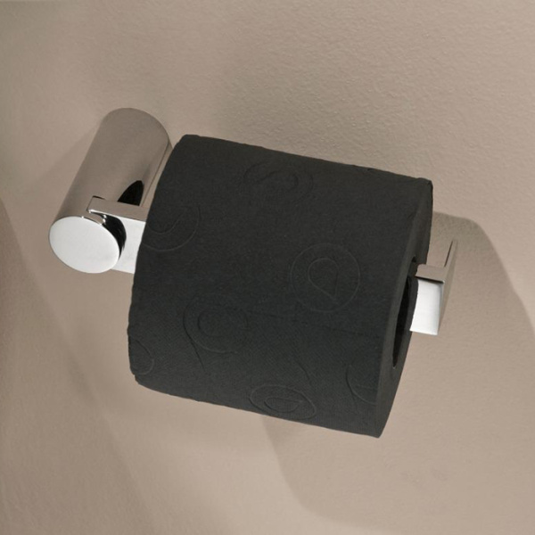 Держатель туалетной бумаги Bertocci Polo 141 5703 0800 черный матовый/хром