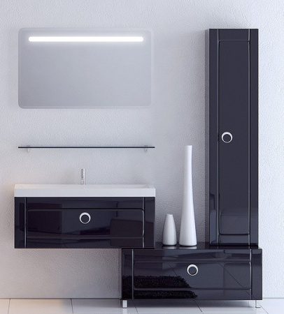 тумба-модуль aqwella 5 stars инфинити н10 inf.03.10/blk черная