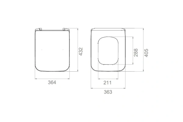 сиденье для унитаза allen brau liberty 2 soft-close, дюропласт, антрацит 4.33008.an 00312475