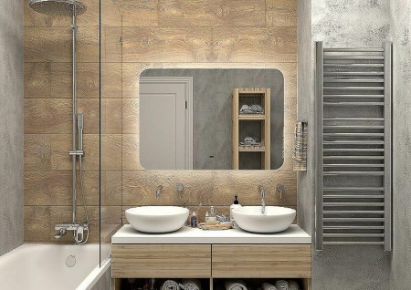 Зеркало 100х70 см Art&Max Ravenna AM-Rav-1000-700-DS-F