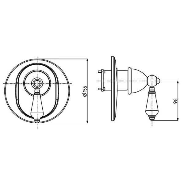 смеситель для душа fima carlo frattini elizabeth chic f5089x1ccr