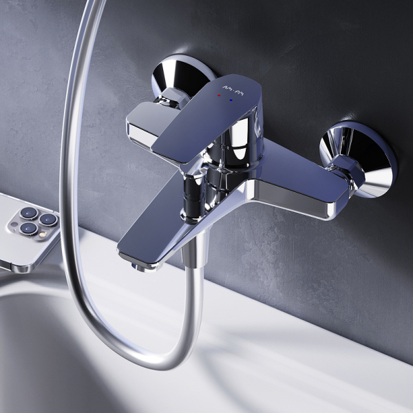 смеситель для ванны с душем am.pm gem f90a10000