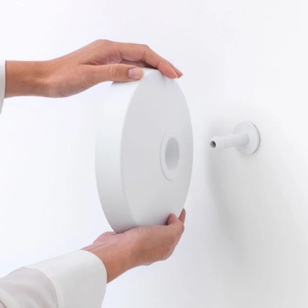Косметическое зеркало Brabantia MindSet 303463 без подсветки, поворотное, белое