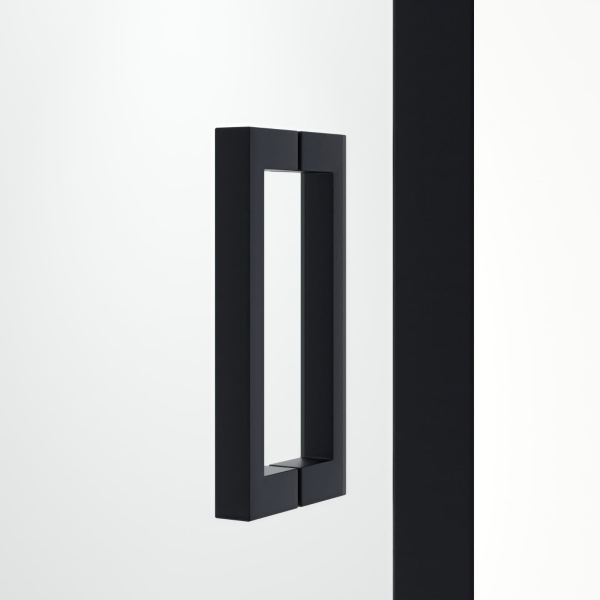 душевая дверь rgw passage pa-016b 140 350801614-24 профиль черный, стекло матовое-сатинат