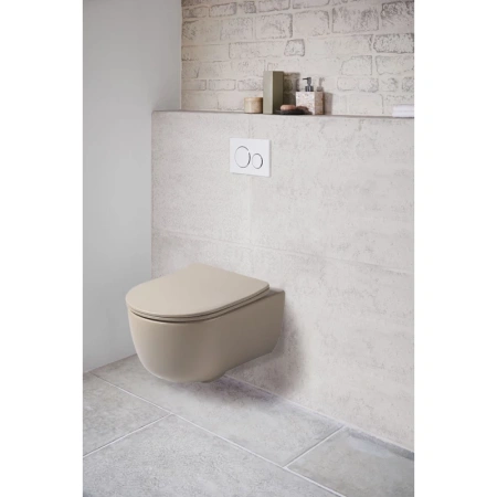 подвесной безободковый унитаз с сиденьем микролифт vincea evo vt1-34smc