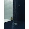 душевой трап berges platz norma 100x100 090158 с решеткой хром матовый