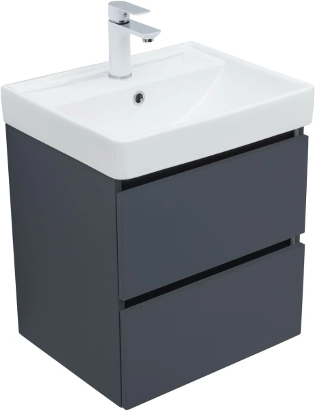 тумба под раковину aquanet вега 2.0 00337946 48.4x40 см, маренго