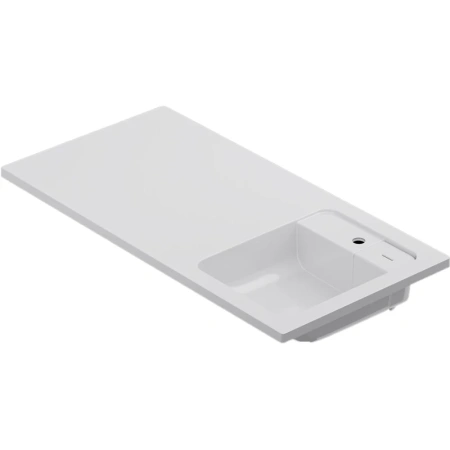 Раковина AM.PM X-Joy M85AWPR1001WG с местом под стиральную машину, R , 100x50 см, белая