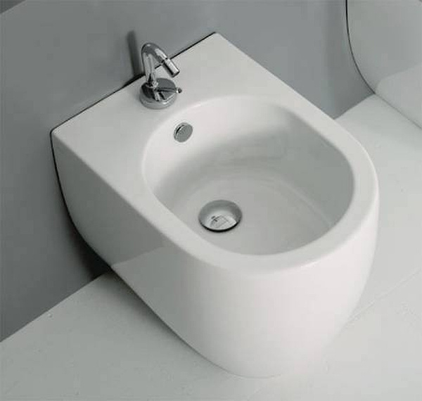 биде напольное kerasan flo 312001