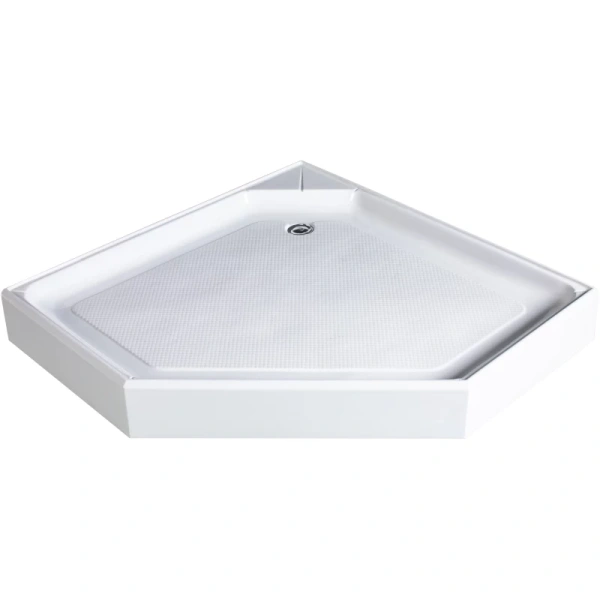 душевая кабина river penta 90x90x15 10000003116 профиль белый задняя стенка белая