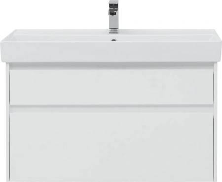 тумба под раковину aquanet nova lite 100 белый (2 ящика), 00242581