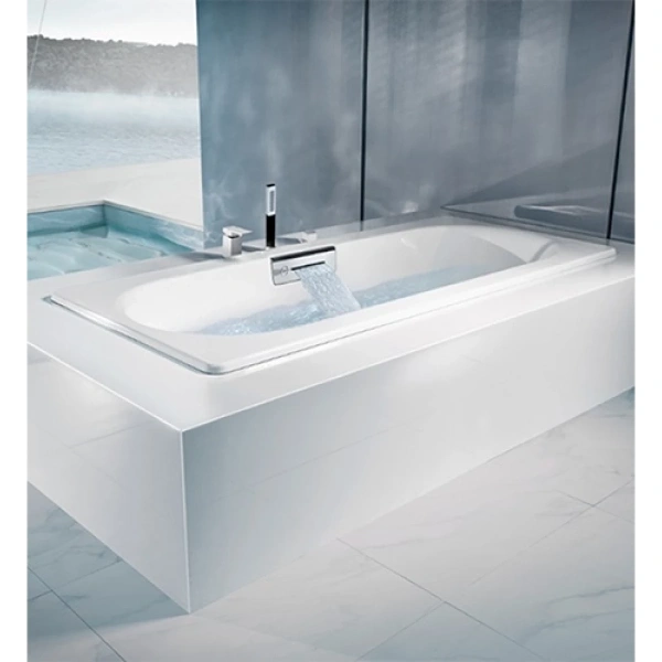 чугунная ванна jacob delafon volute e6d901-0 170x80 см, с антискользящим покрытием, цвет белый