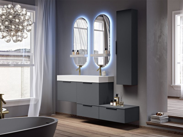 шкаф пенал cezares premium 35 55504 подвесной grigio nuvola