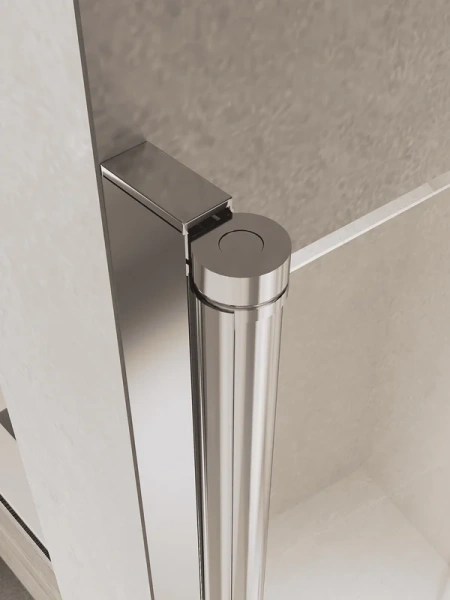 душевая дверь в нишу rgw passage pa-104 120 см, профиль хром, стекло прозрачное