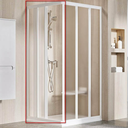 Душевая дверь Ravak Supernova ASRV3-75 198 15V301R2ZG профиль белый, стекло Sabina Grape