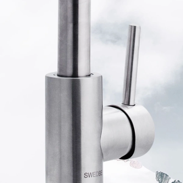 смеситель wasserkraft elbе 7441 для душа, встраиваемый, цвет черный матовый/хром