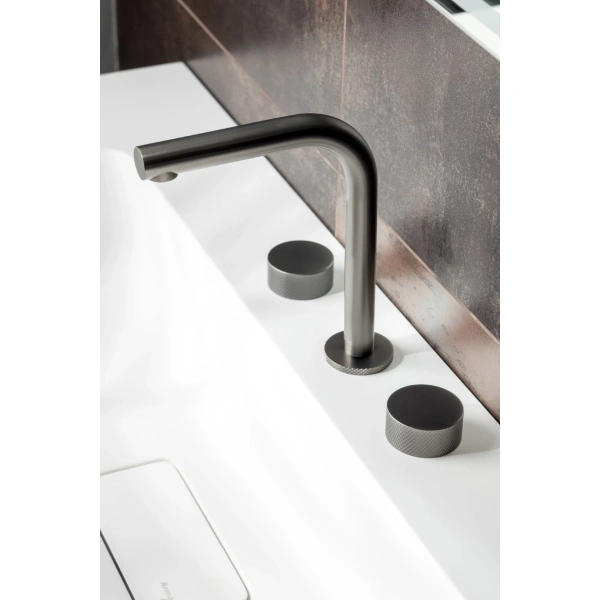 смеситель для раковины boheme stick touch 152-gm.2 графит матовый