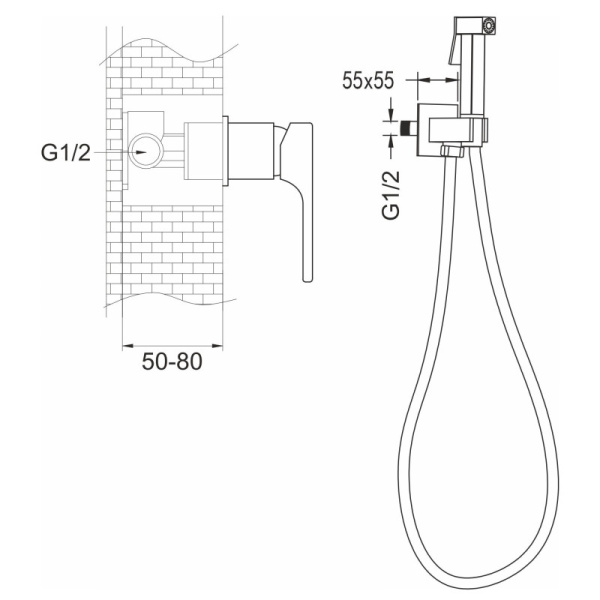 гигиенический комплект rose r1005h