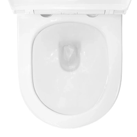 унитаз azario uno az-2380 подвесной, безободковый, с сиденьем микролифт, 48.5x36.5x36.5 см, белый