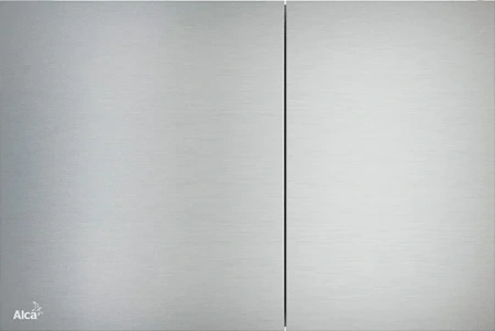 Кнопка для инсталяции Alcaplast Flat Alunox AIR для унитаза, металлическая, алюминий матовый