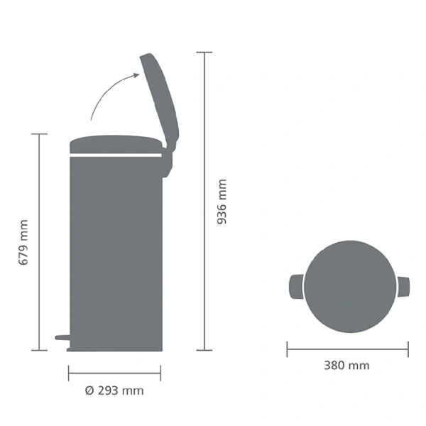 Ведро для мусора Brabantia NewIcon 114441