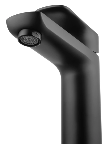 смеситель для раковины wonzon & woghand line ww-a40732-mb черный матовый 