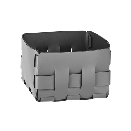 Корзинка Colombo Design Adj Mini Bottega BADJ1019-0301 19x19хh13 см, серый|черный