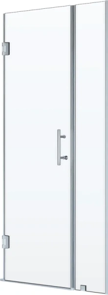 душевая дверь в нишу rgw hotel ho-012 900х1950 профиль хром, стекло прозрачное
