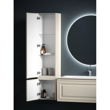 шкаф пенал sancos very 35 l pvr35lce подвесной beige soft