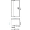 душевой уголок wasserkraft berkel 120×90 48p21 профиль хром, стекло прозрачное