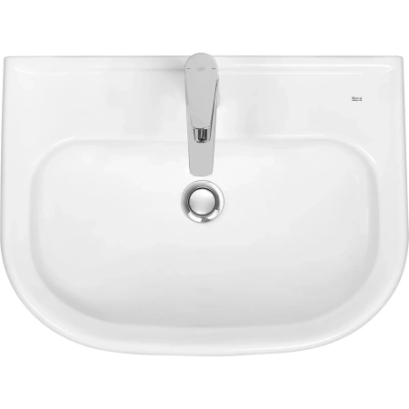 раковина roca access zru9307608 50x41 см, подвесная, белый