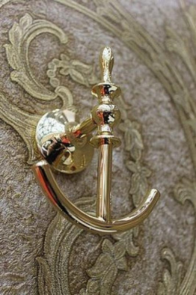 Крючок для полотенца двойной Art&Max Bohemia AM-E-4286B-Br Бронза