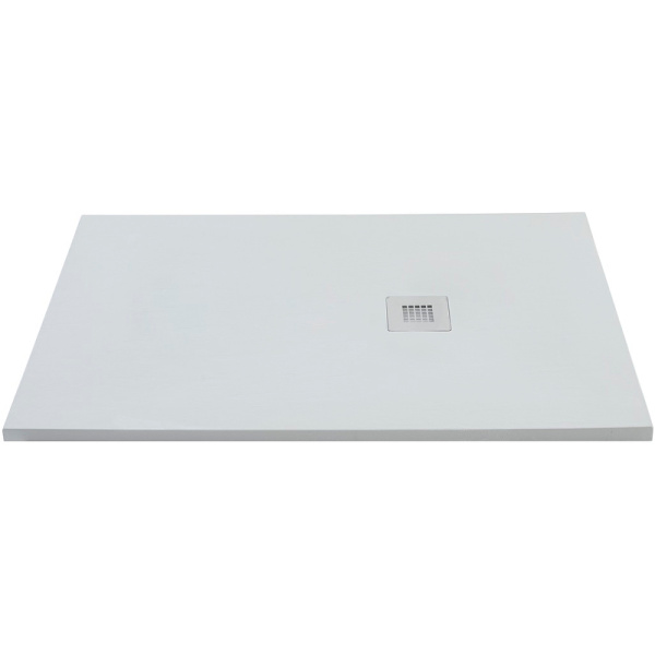душевой поддон из искусственного камня allen brau priority 140x90 8.31009-21 белый камень