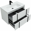 тумба под раковину allen brau reality 80 1.32005.wm подвесная белая матовая
