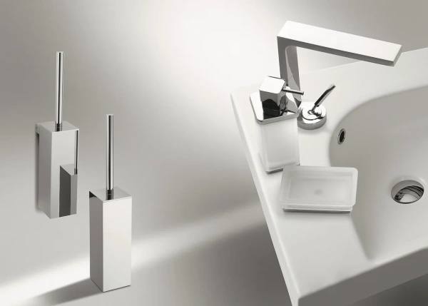 Ёршик для унитаза Colombo Design Lulu B6226 напольный, металл, пластик, хром