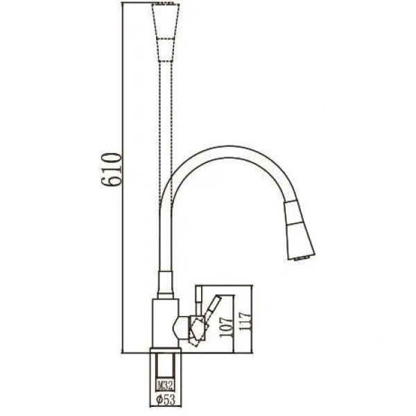 смеситель для кухни savol s-3002lm02