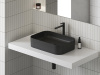 раковина-чаша ravak ceramic slim r 55 xjx0d155001 черная матовая