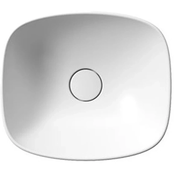 раковина gsi nubes 978509 накладная, 40x35 см, bianco opaco (белый матовый)