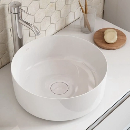 раковина 37x37 см roca inspira round 327523000
